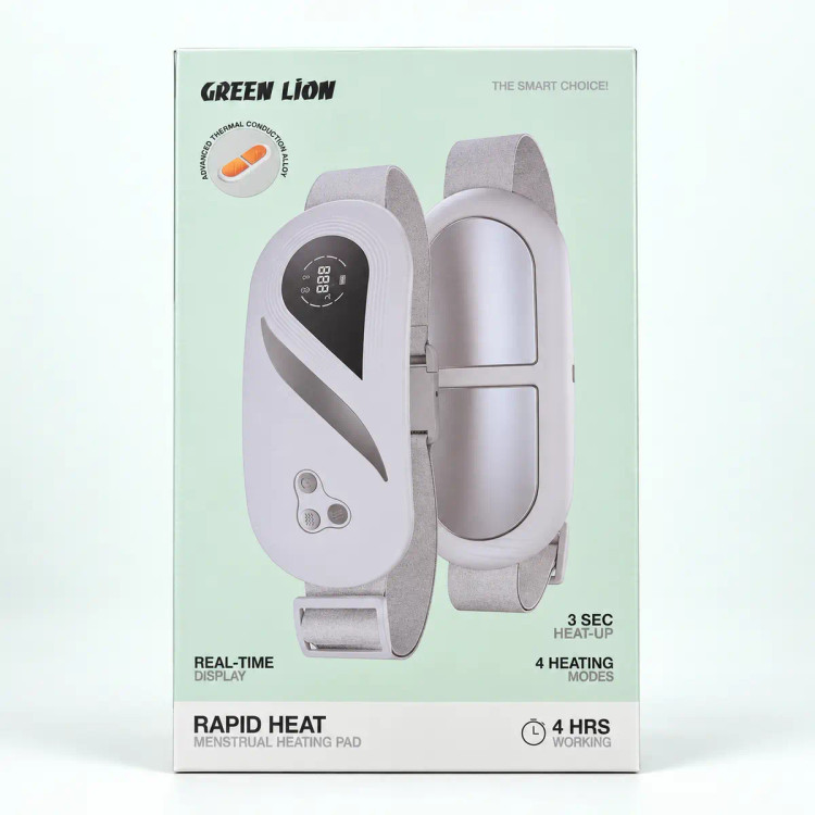 ماساژور و پد گرمکننده قاعدگی گرین لاین مدل Rapid Heat GNRPDMEPADWH