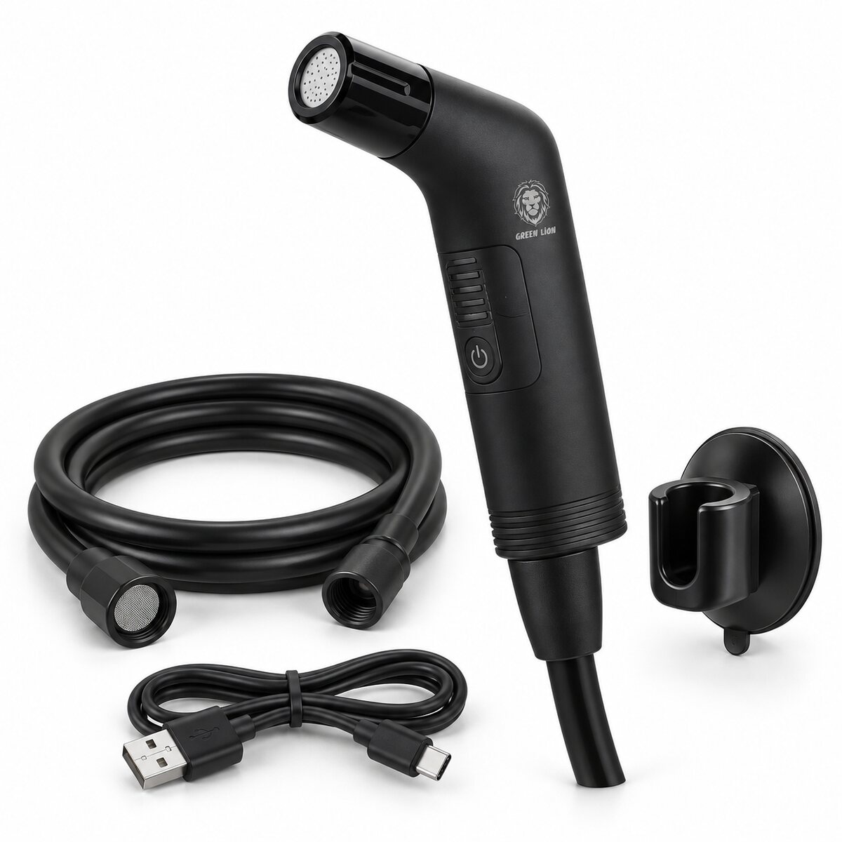 بیده و دوش مسافرتی شارژی گرین لاین مدل Compact Bidet Sprayer GNCMTBDTSPYBK