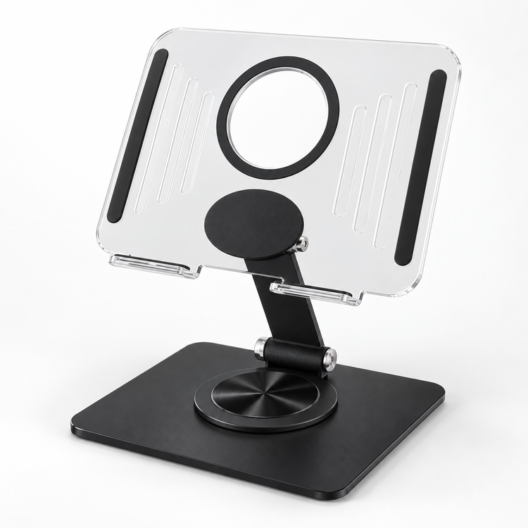 پایه نگهدارنده تبلت شفاف گرین لاین مدل Transparent Tablet Stand کد GNTRTABSTDBK