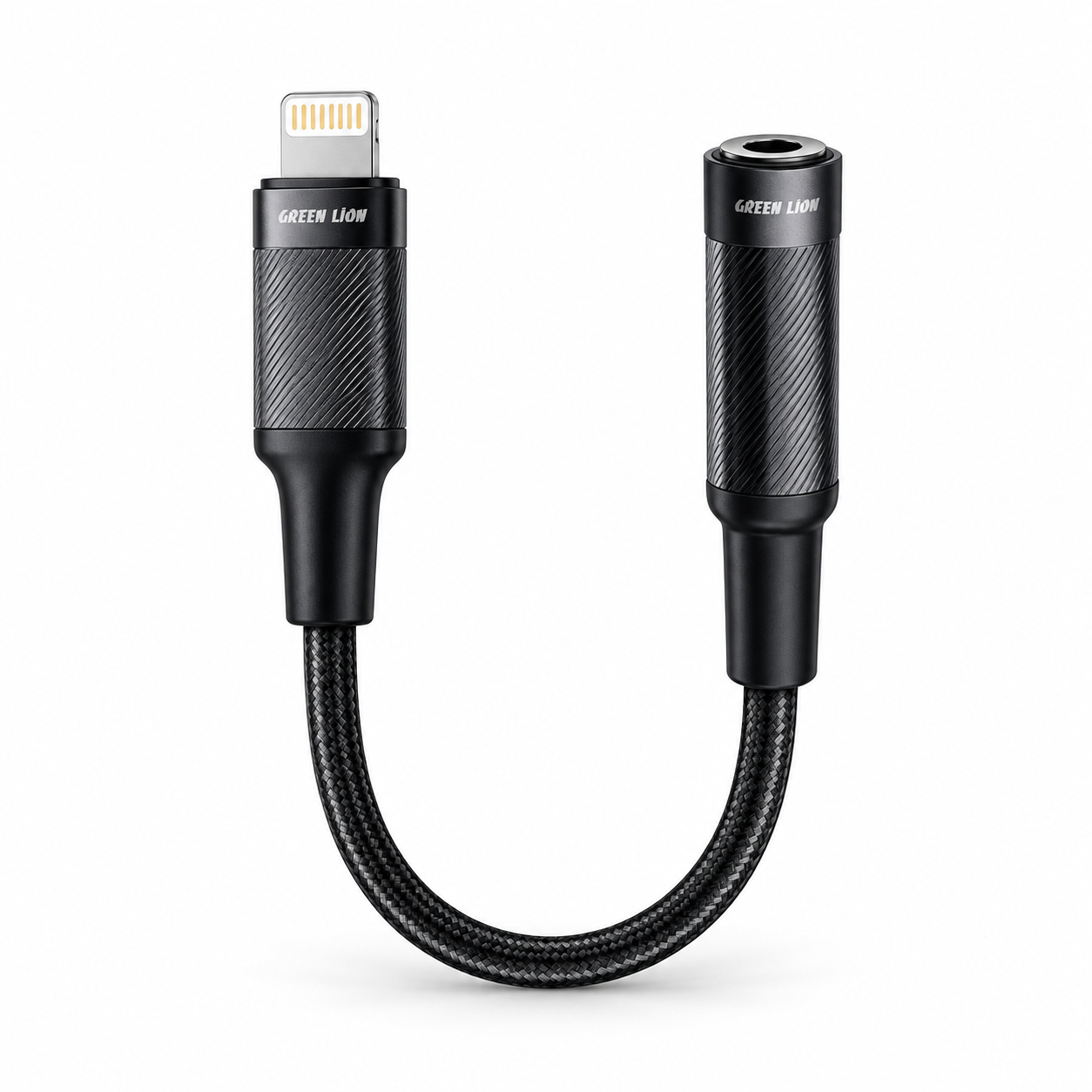 مبدل لایتنینگ به جک ۳.۵ میلی‌متری صدا گرین لاین مدل Earphone Adapter کد GNEALTG35MM